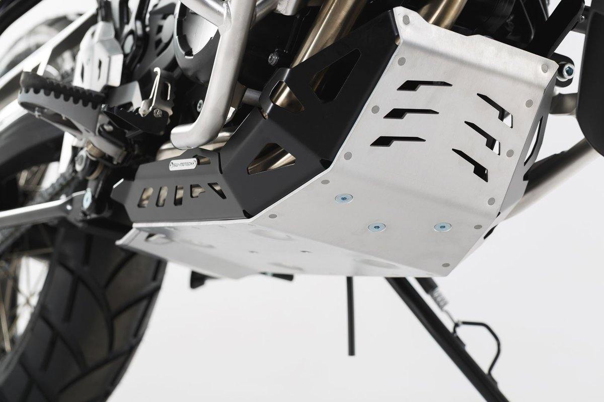 SW Motech Engine Guard (Silver) fits for BMW F700 GS & F800 GS / Husqvarna Nuda 900 ('11-'16) - Durian Bikers