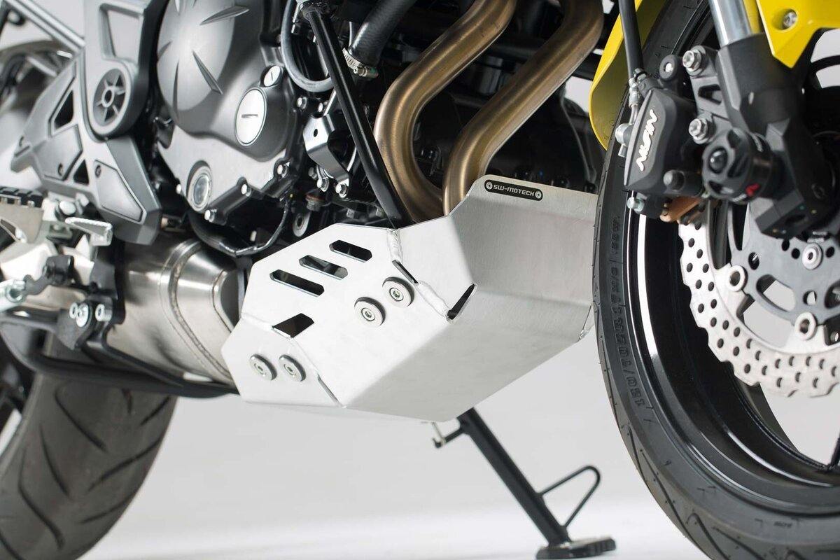 SW Motech Engine Guard (Silver) fits for Kawasaki Versys 650 ('15-) - Durian Bikers