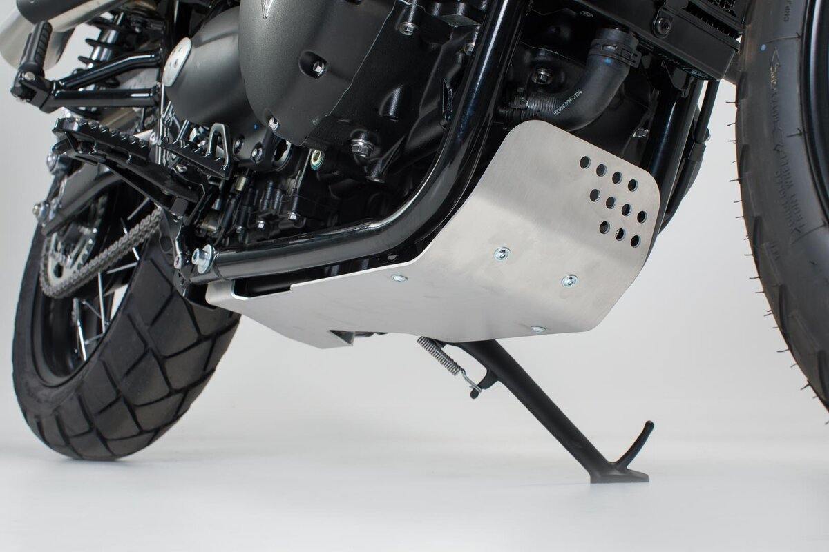 SW Motech Engine Guard (Silver) fits for Triumph Bonneville / Speed / Street / Thruxton - Durian Bikers