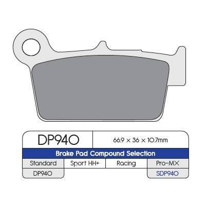 DP Brake Pads fits for Kawasaki KLX450 - Durian Bikers