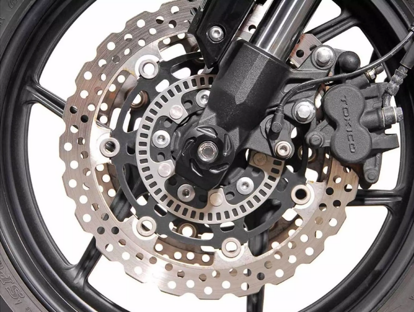 SW Motech Slider Set (Front Axle Black) fits for Kawasaki Versys 650 ('10-'14) - Durian Bikers
