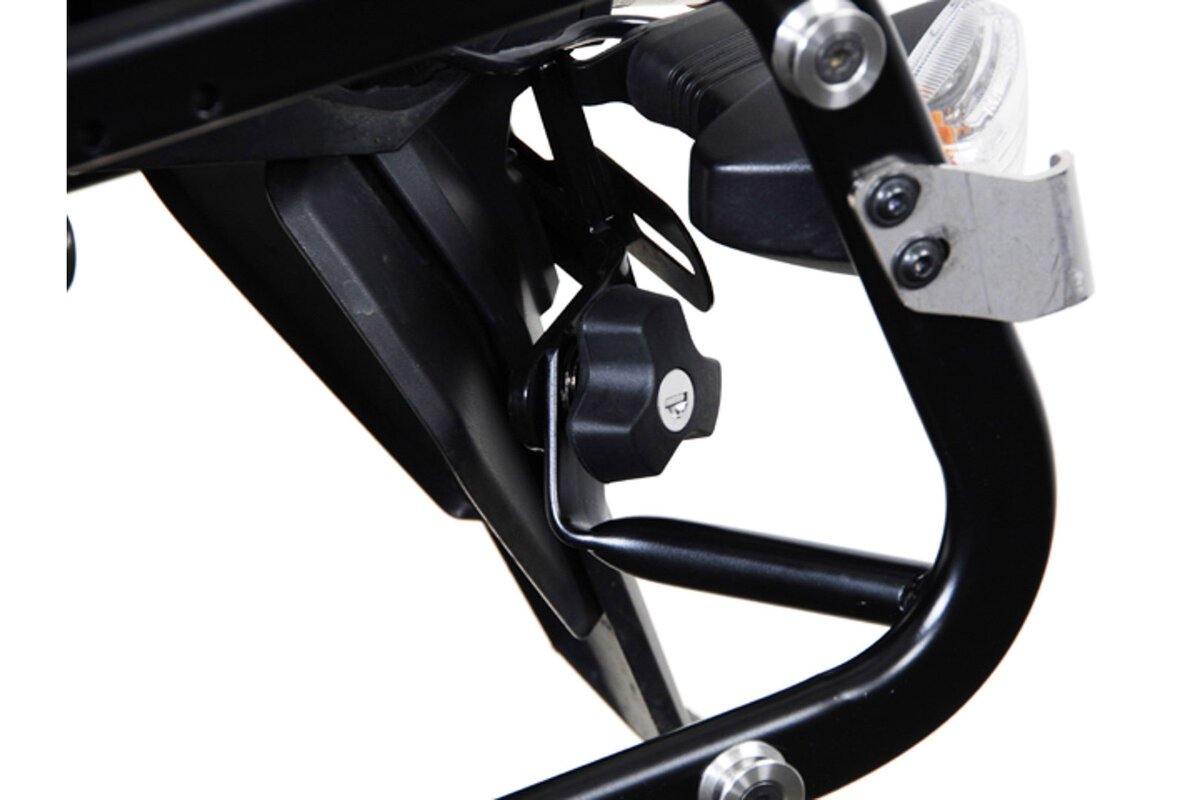 SW Motech Anti Theft Protection for Evo Carrier (Quick Lock Function / 2 Matching Locks / 2 Keys) - Durian Bikers