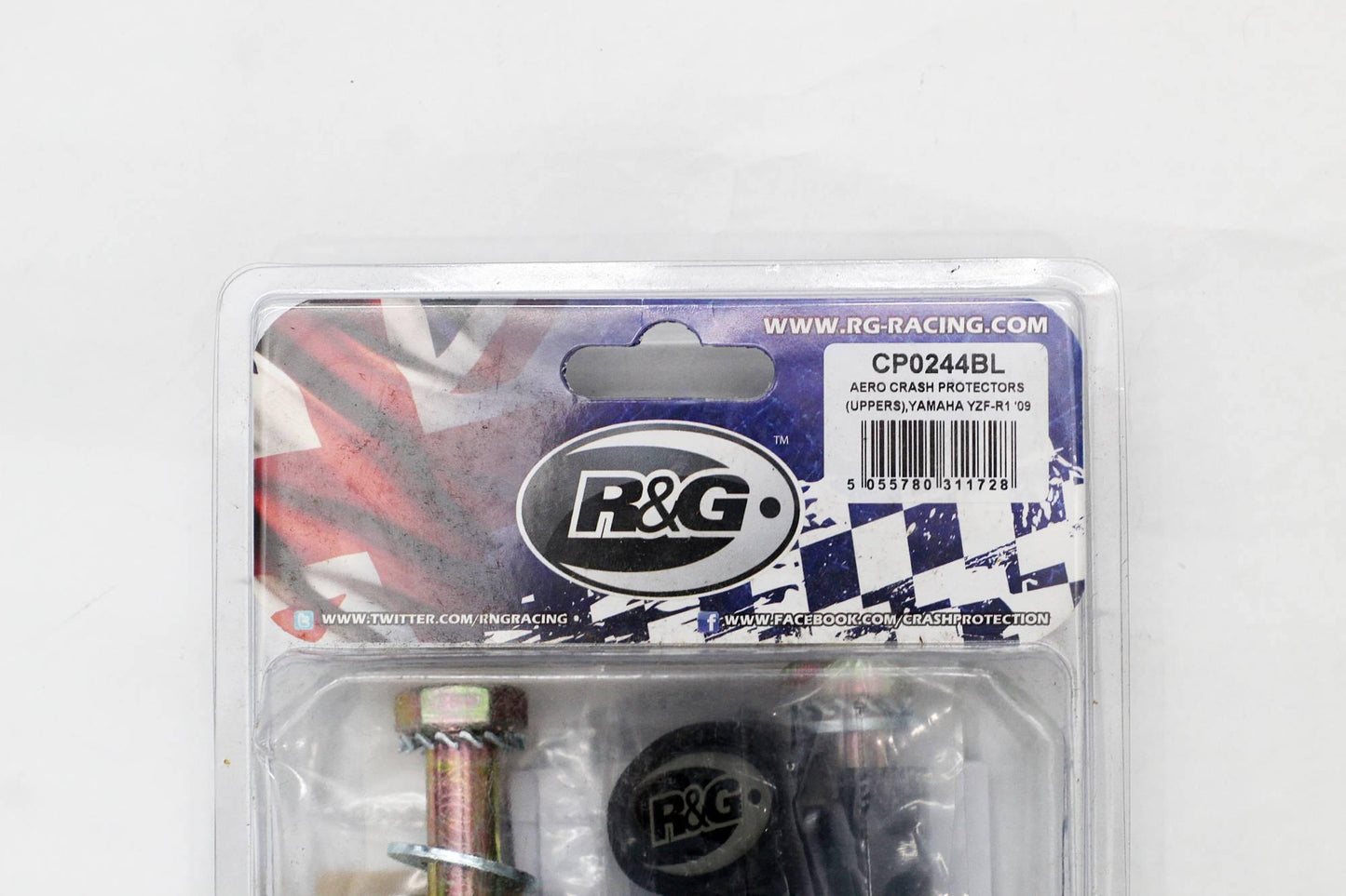 R&G Crash Protectors Aero Style fits for Yamaha YZF-R1 ('09-'12) - Durian Bikers