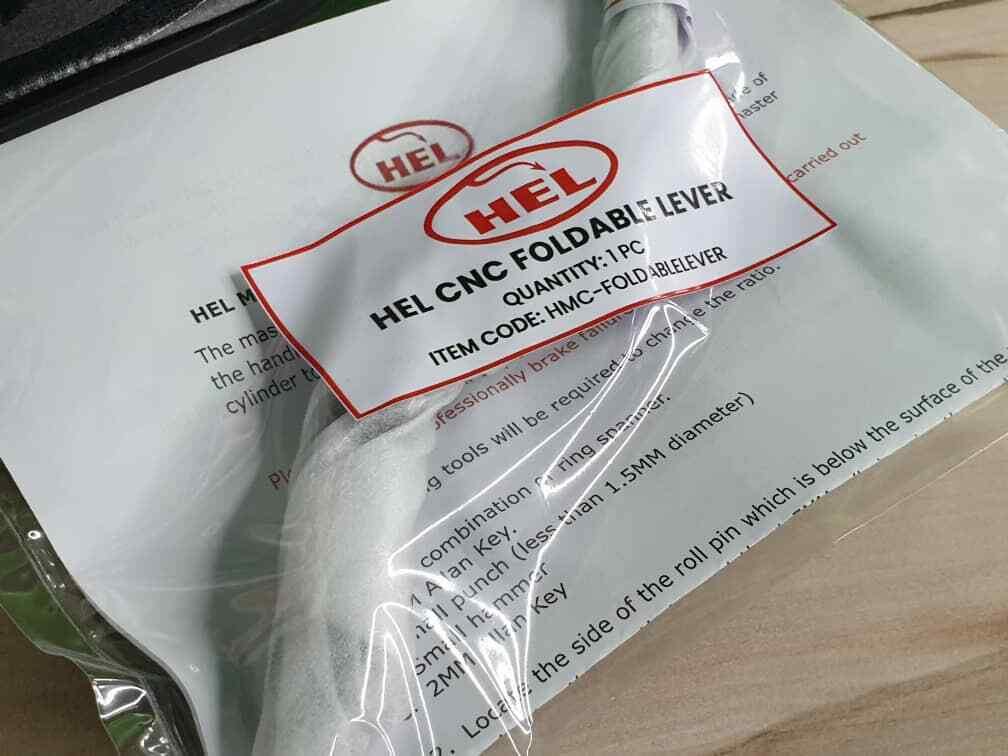 HEL Performance Solid Billet Folding Lever for Adjustable Master Cylinder - Durian Bikers