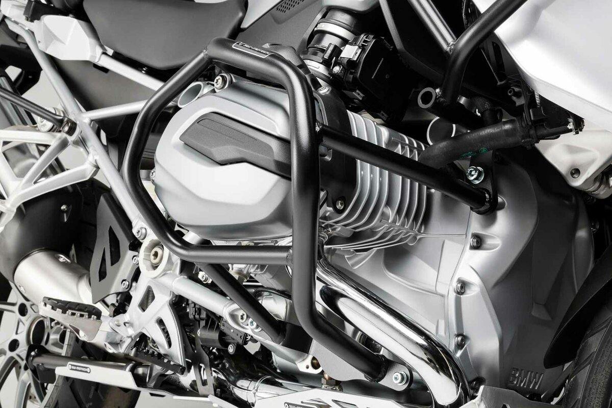 SW Motech Crash Bar (Black) fits for BMW R 1200 GS LC ('13-) / Rallye ('16-) - Durian Bikers