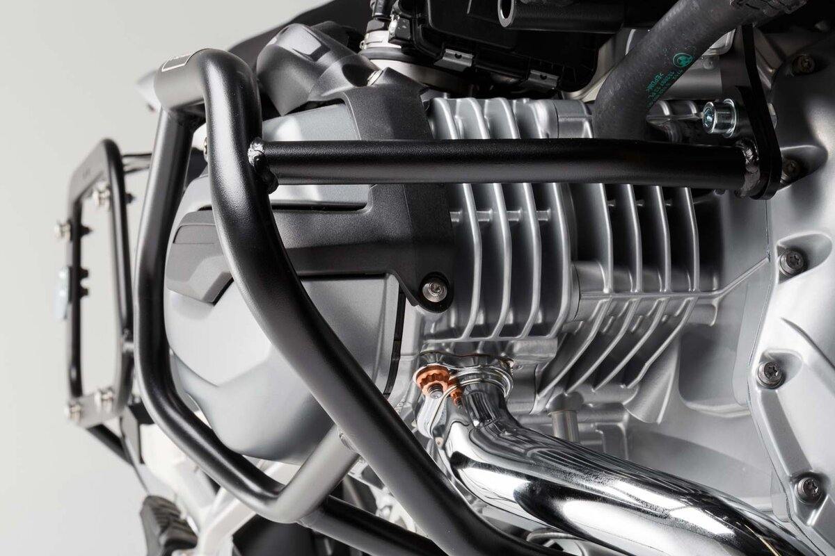 SW Motech Crash Bar (Black) fits for BMW R 1200 GS LC ('13-) / Rallye ('16-) - Durian Bikers