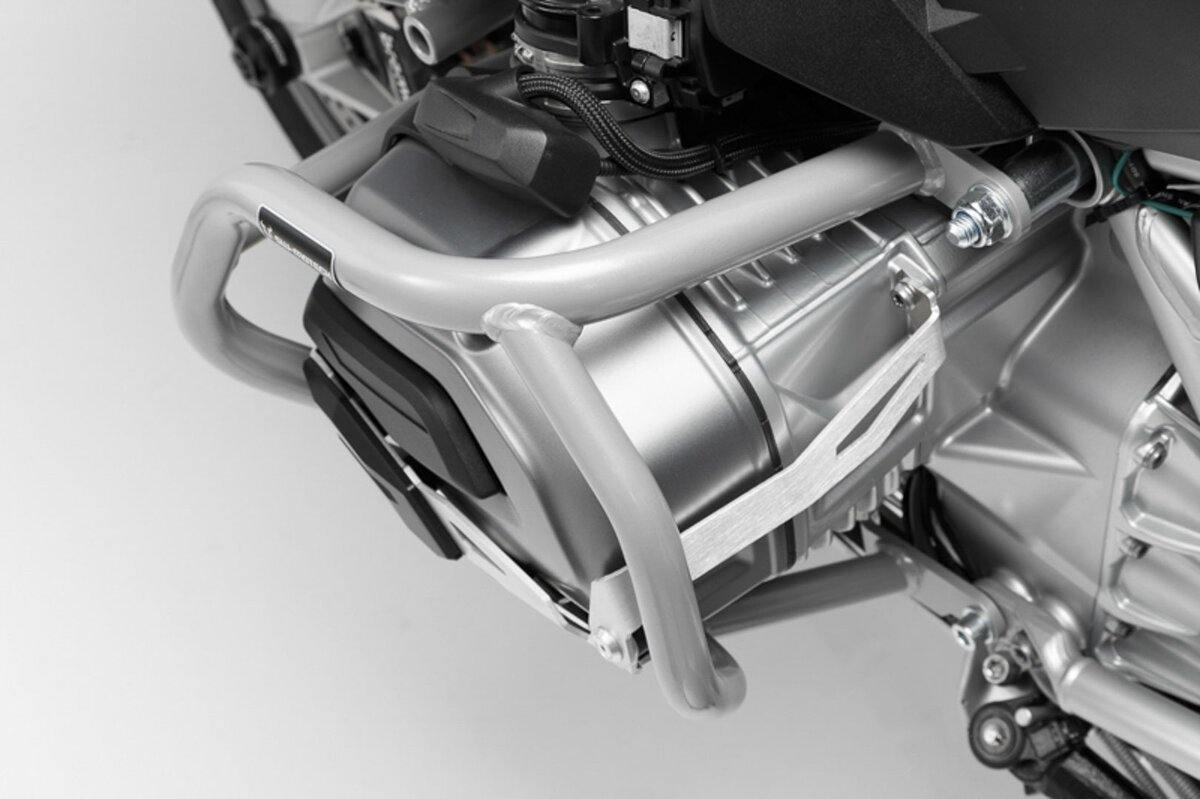 SW Motech Crash Bar (Silver) fits for BMW R 1200 GS LC ('13-) / Rallye ('16-) - Durian Bikers