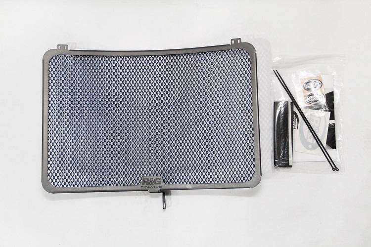 R&G Radiator Guard (Titanium) fits for Yamaha YZF-R1/R1M ('15-) - Durian Bikers