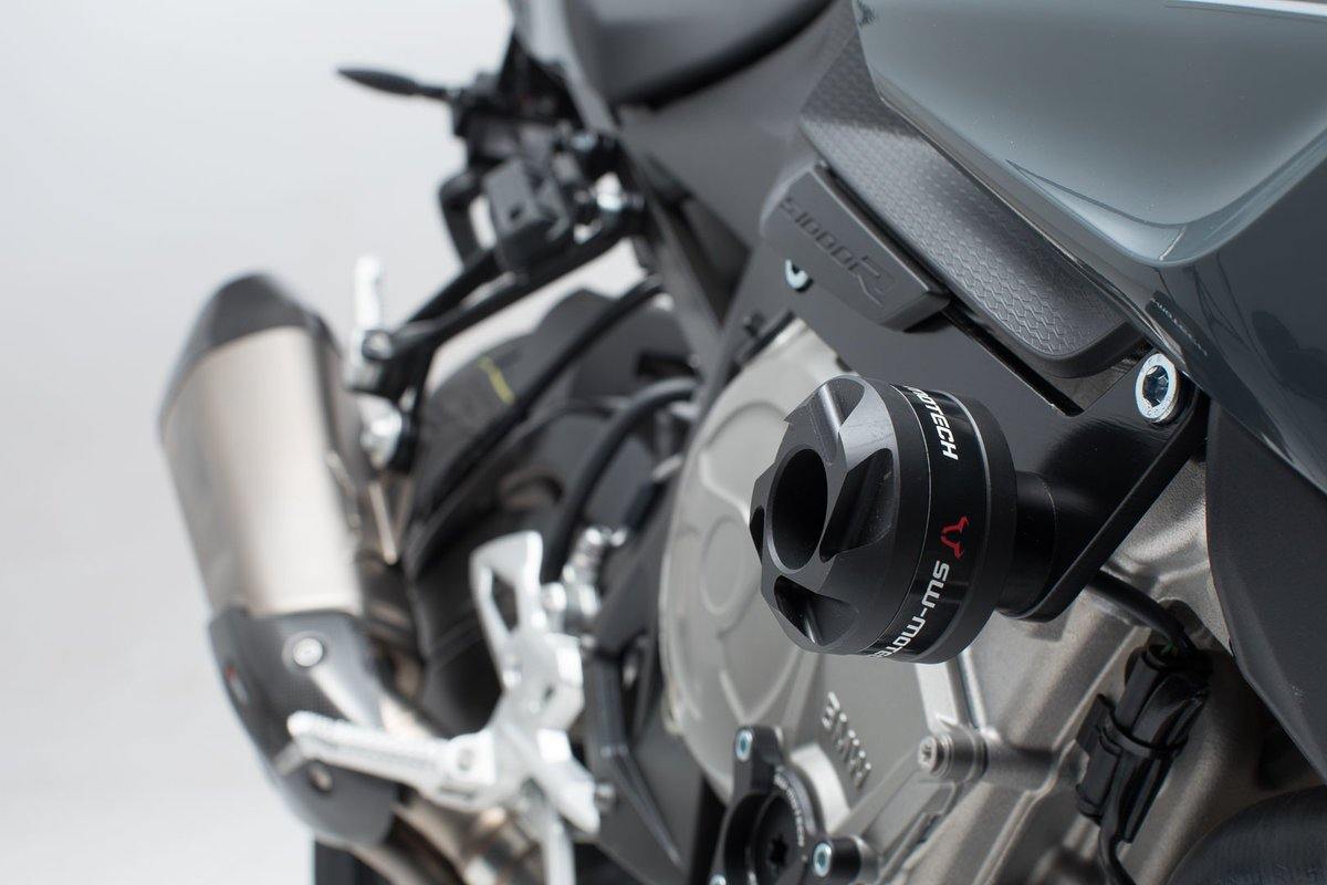 SW Motech Slider Set (Frame Black) fits for BMW S 1000 R ('16-) - Durian Bikers