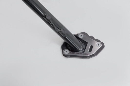 SW Motech Extension Side Stand Foot (Black / Silver) fits for KTM 790 Adv / R, 690 Enduro ('19-) - Durian Bikers