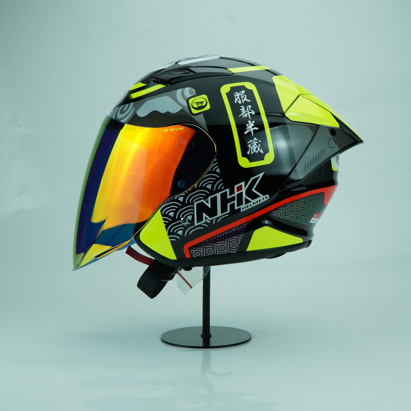 NHK Helmet S1GP S Bushido (Black/Yellow Glossy)