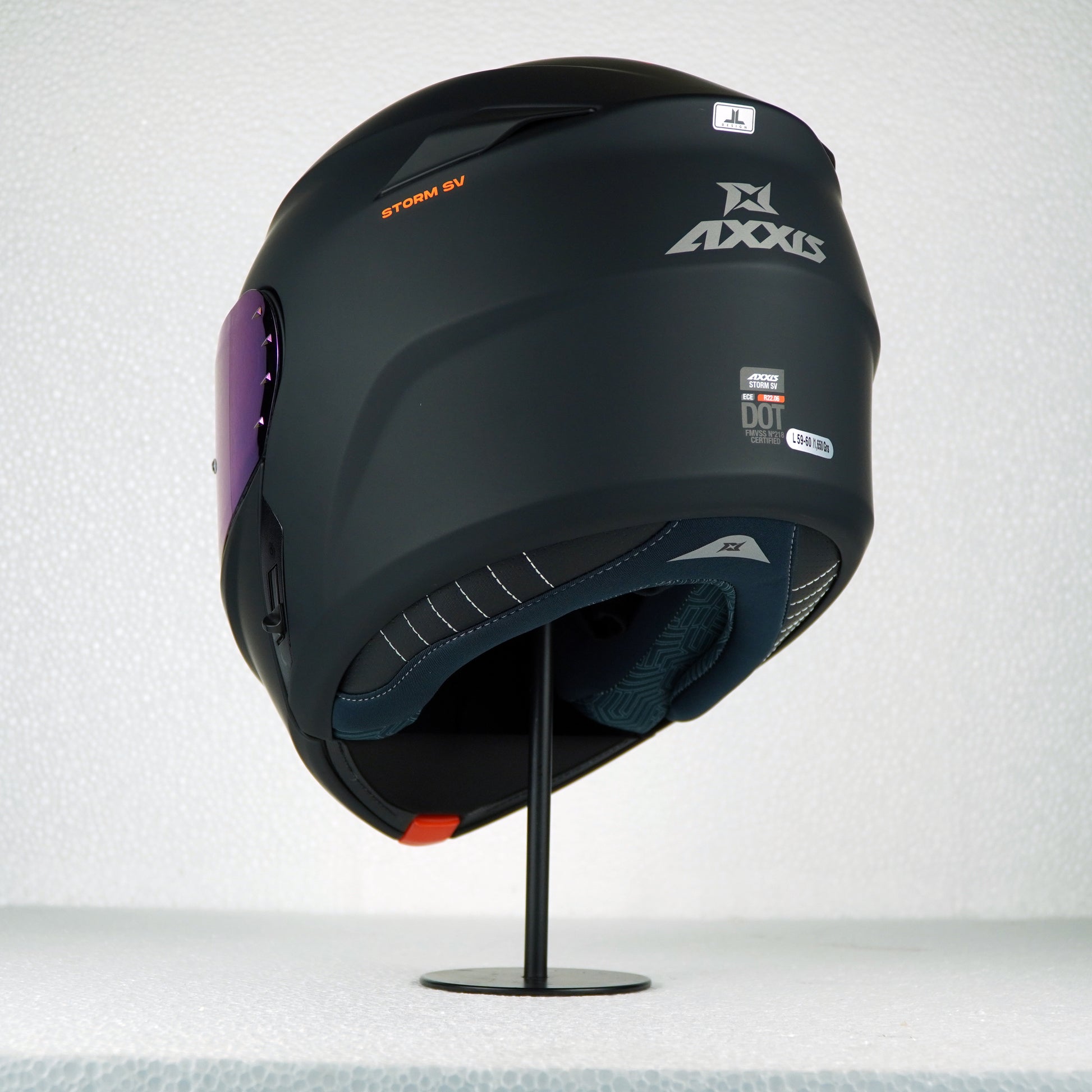 a1 motorcycle helmet Axxis Helmet Storm S Solid (A1 Matt Black) – Durian Bikers