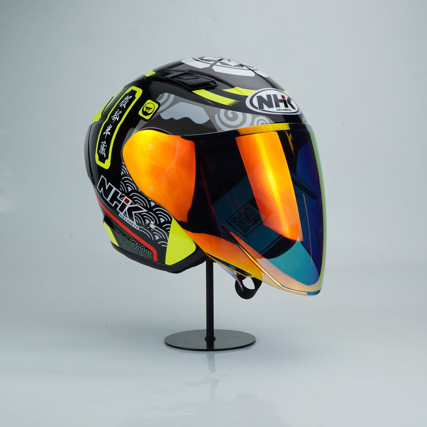 NHK Helmet S1GP S Bushido (Black/Yellow Glossy)