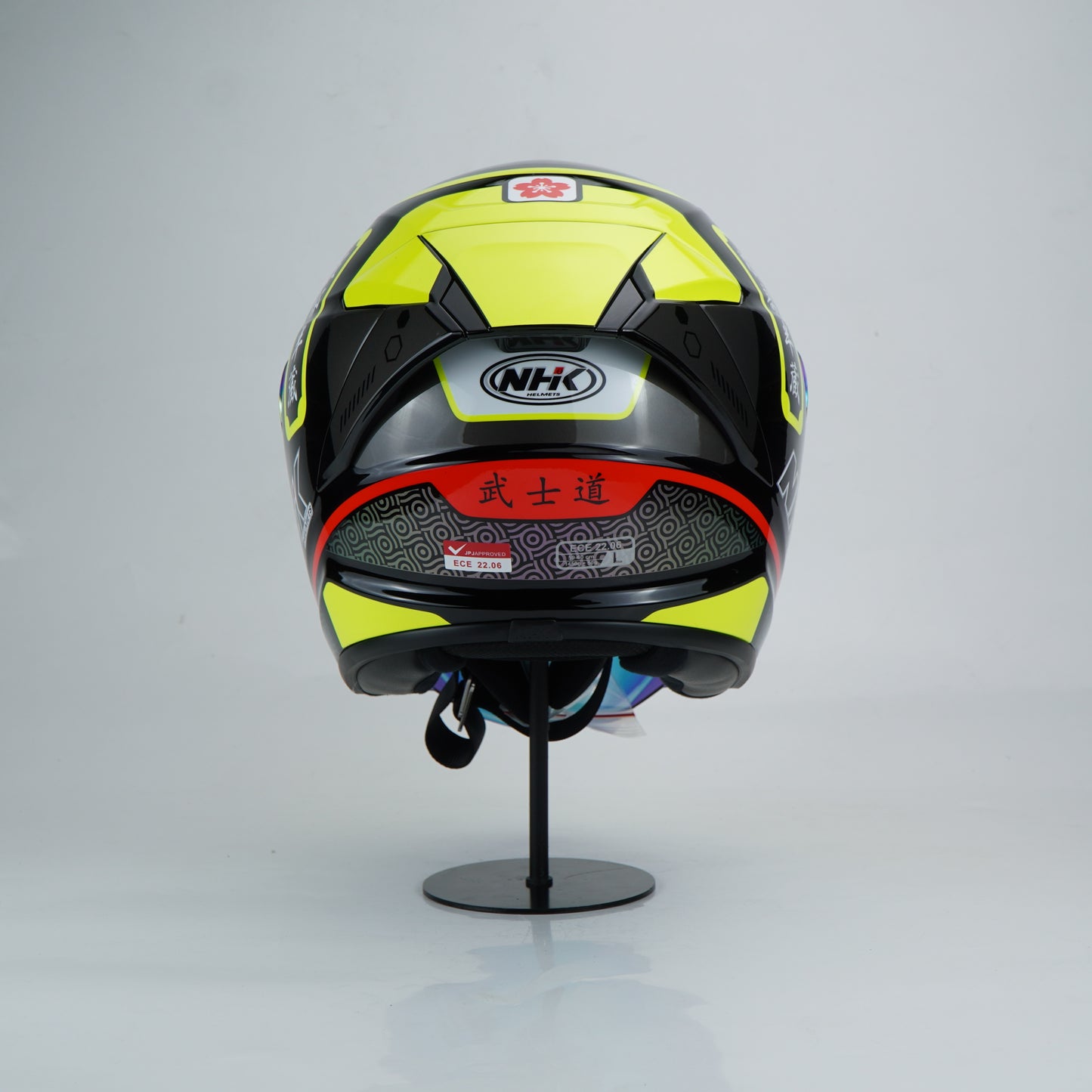 NHK Helmet S1GP S Bushido (Black/Yellow Glossy)