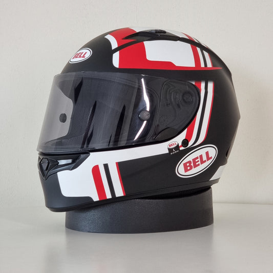 Bell Helmet Qualifier (Torque Matte Black/Red)