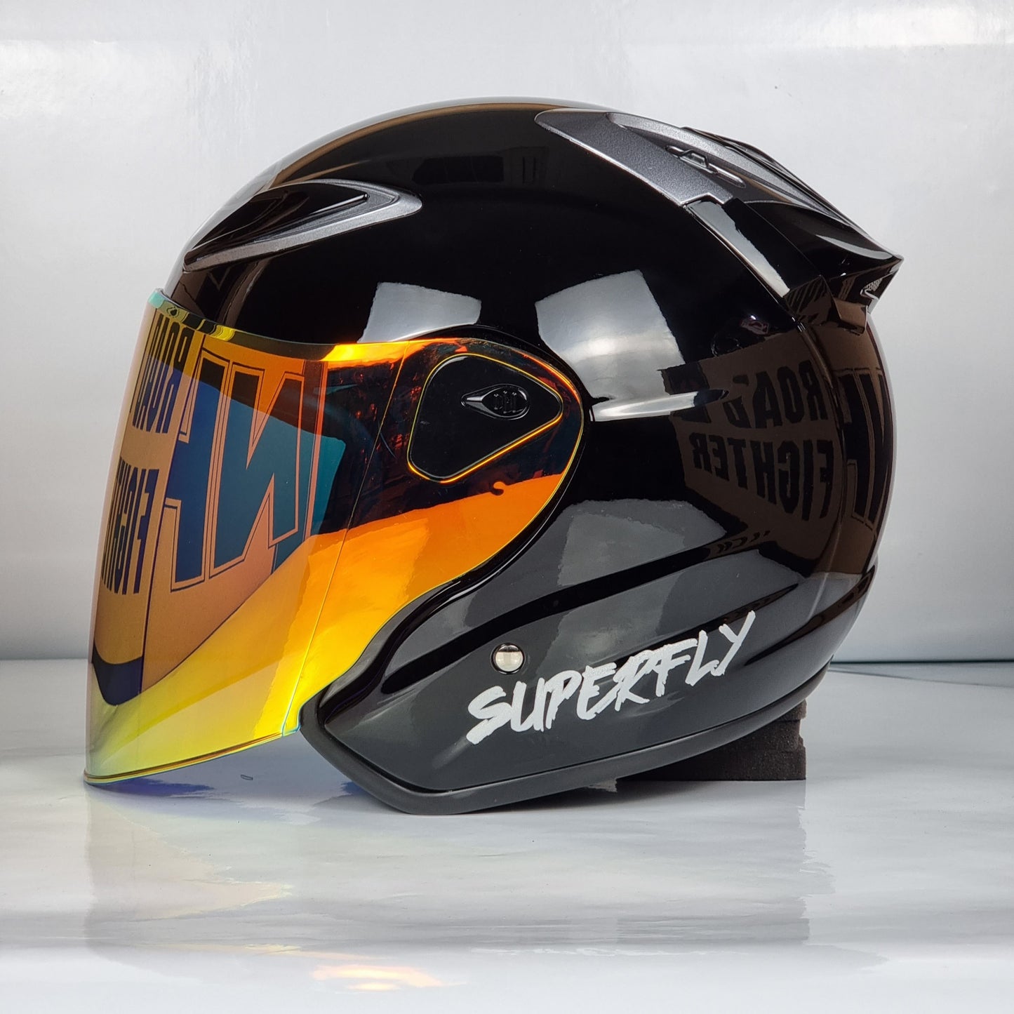 NHK Helmet X SUPERFLY R6 v2 Solid (Midnight Black Glossy)