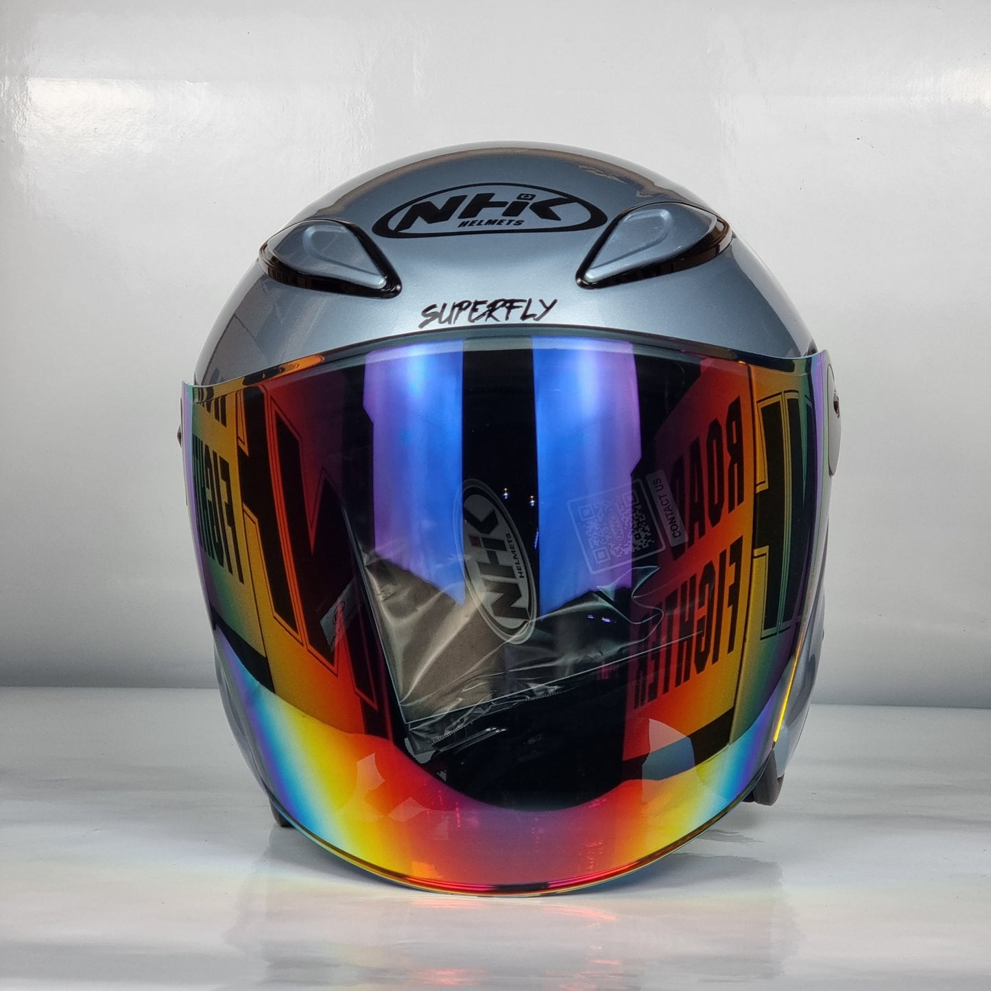 NHK Helmet X SUPERFLY R6 v2 Solid (Zephyr White Glossy)