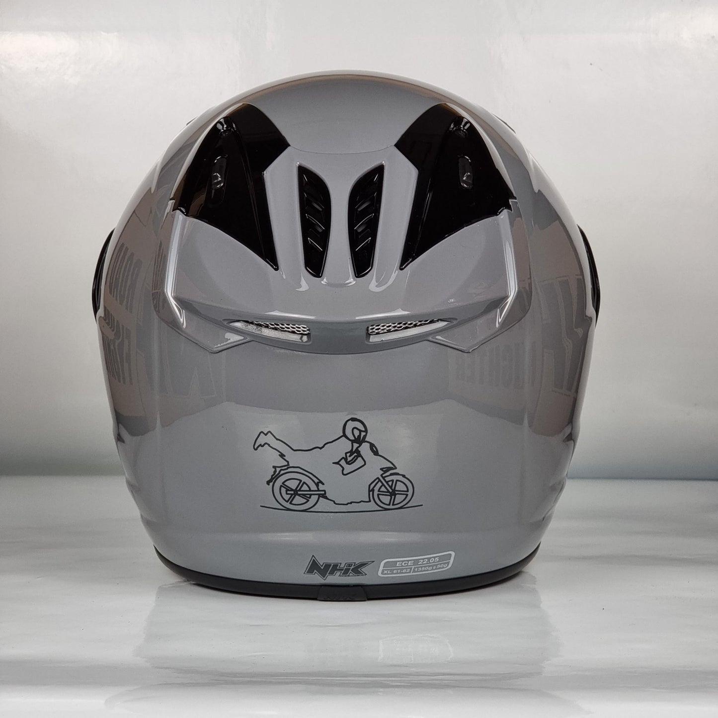 NHK Helmet X SUPERFLY R6 v2 Solid (Nardo Grey Glossy)