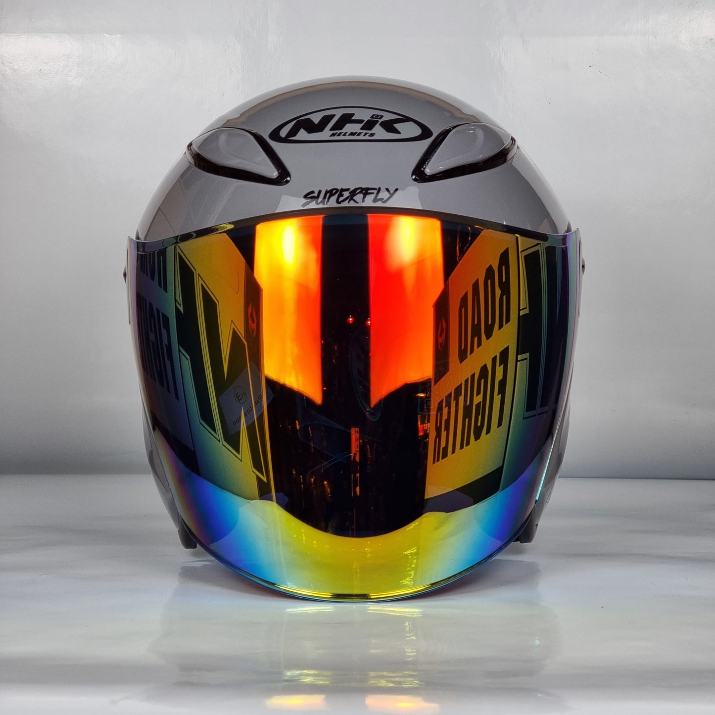 NHK Helmet X SUPERFLY R6 v2 Solid (Nardo Grey Glossy)