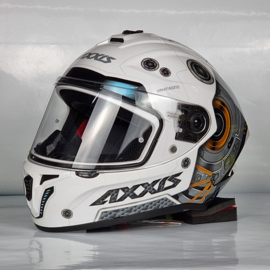 Axxis Helmet Draken S Bionic (A0 Blanco Perla Brillo)