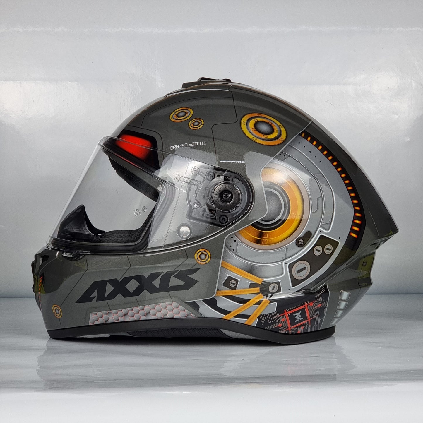 Axxis Helmet Draken S Bionic (A2 Negro Brillo)