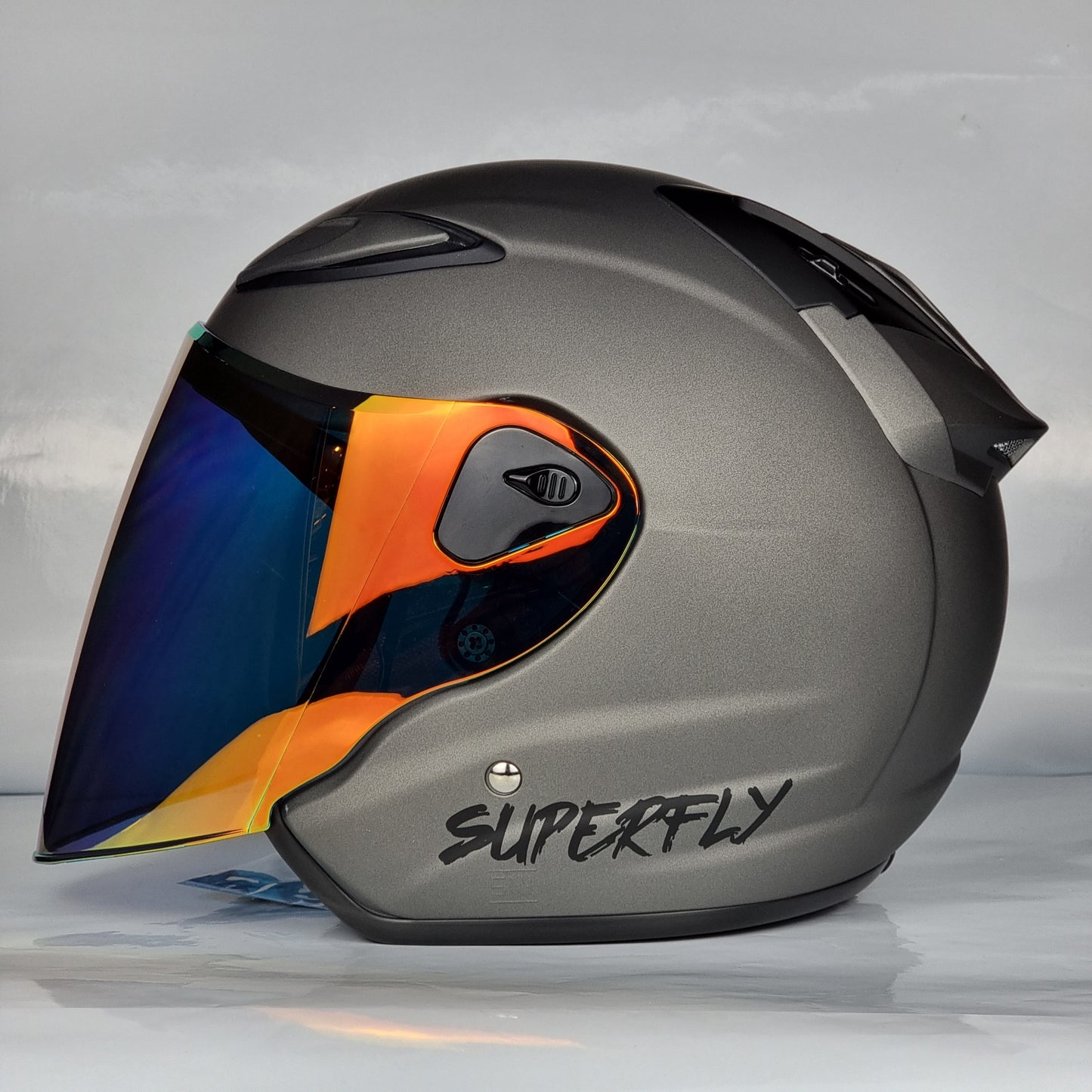 NHK Helmet X SUPERFLY R6 v2 Solid (Grey Matt)