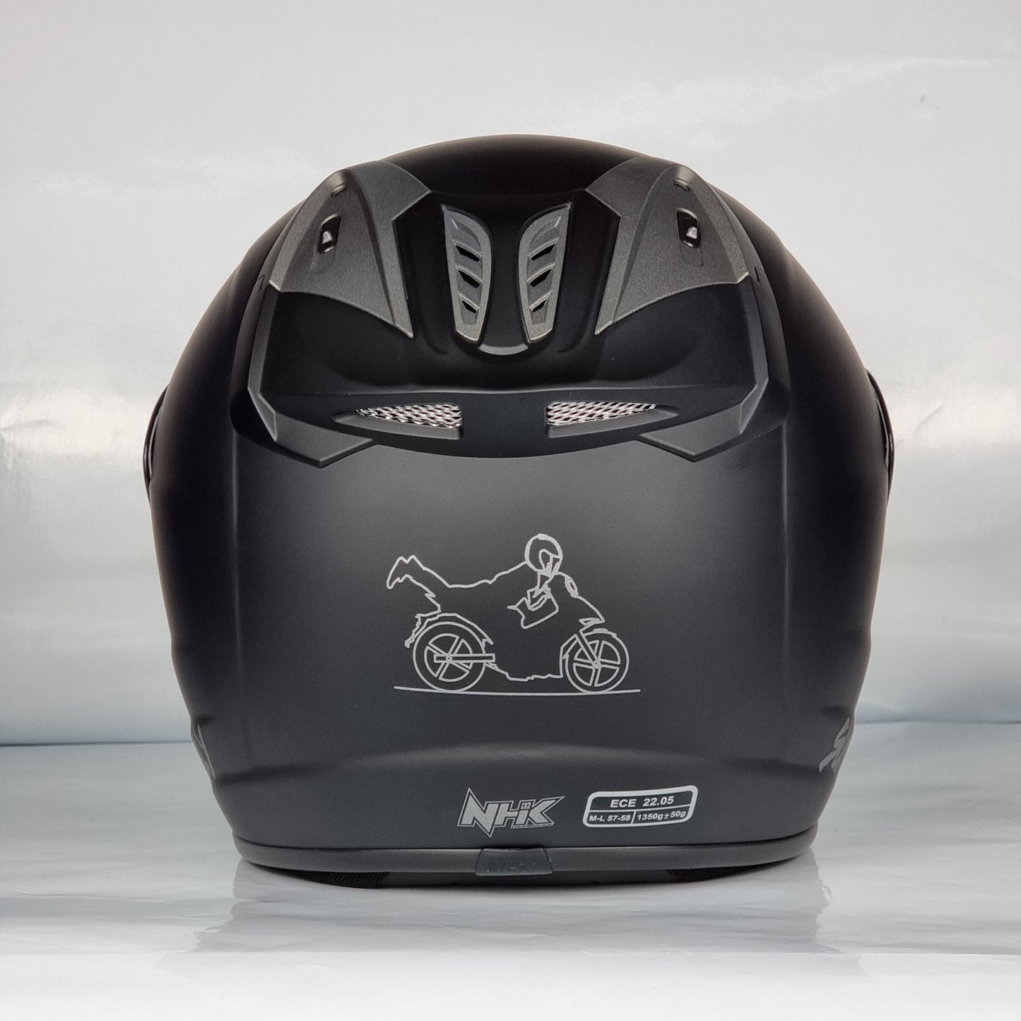 NHK Helmet X SUPERFLY R6 v2 Solid (Matte Black)