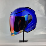 NHK Helmet X SUPERFLY R6 v2 Solid (Candy Blue Glossy)