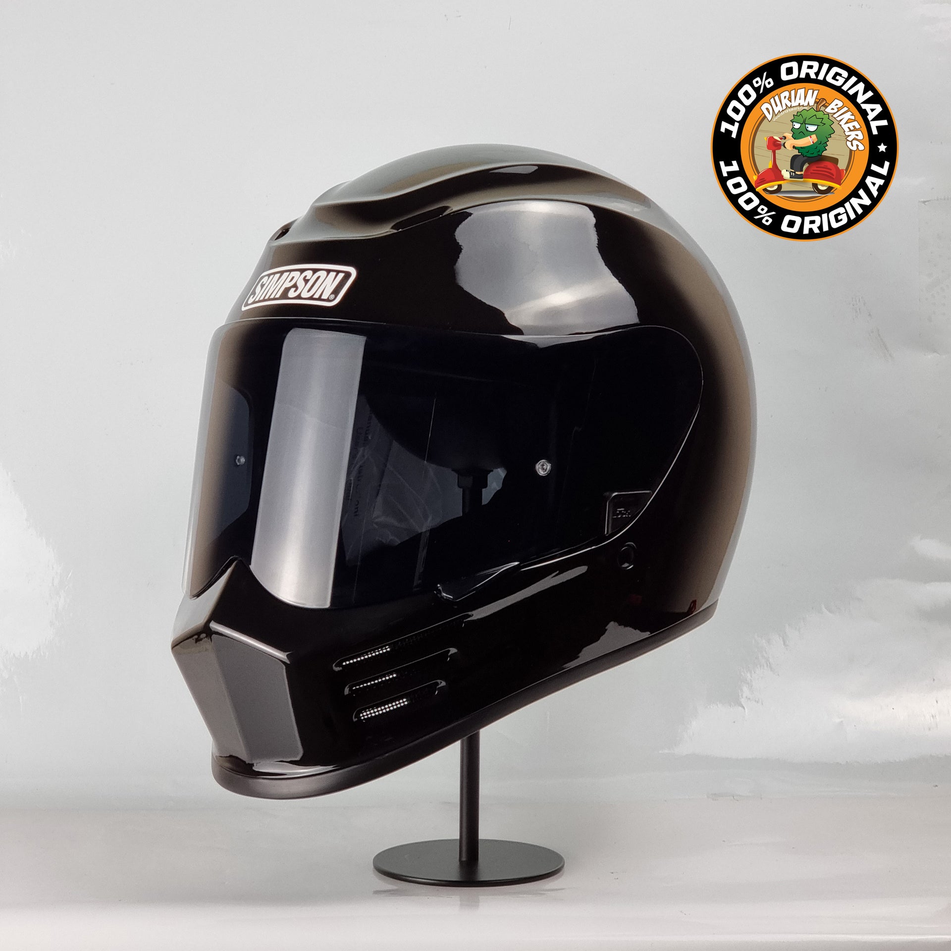 bike bandit helmet Simpson Helmet Speed Bandit (Gloss Black) – Durian Bikers