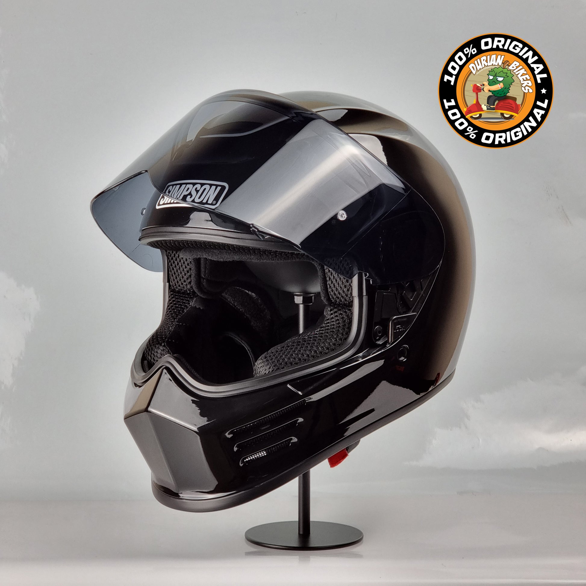 Simpson Helmet Speed Bandit (Gloss Black) – Durian Bikers