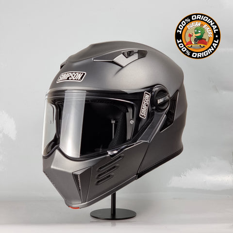 Simpson Helmet Darksome Bandit (Flat Alloy)
