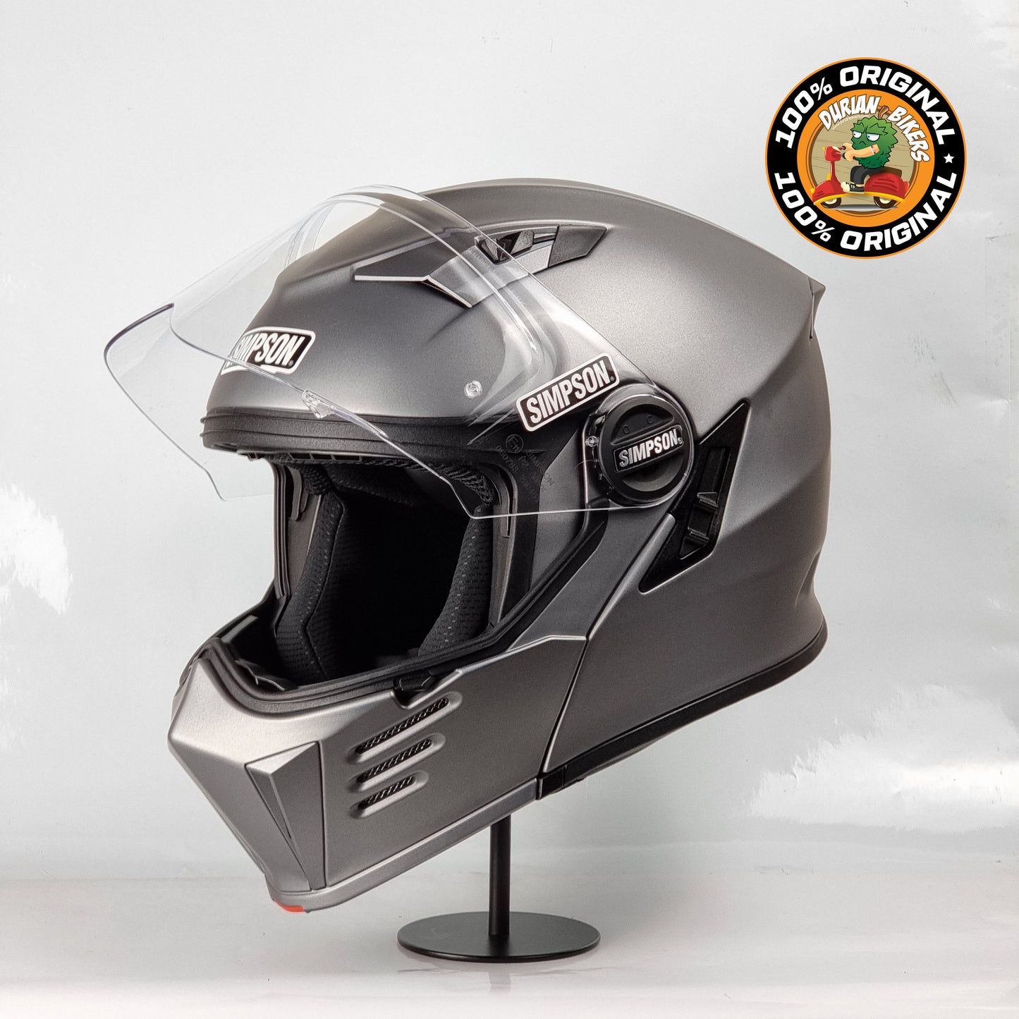 Simpson Helmet Darksome Bandit (Flat Alloy)
