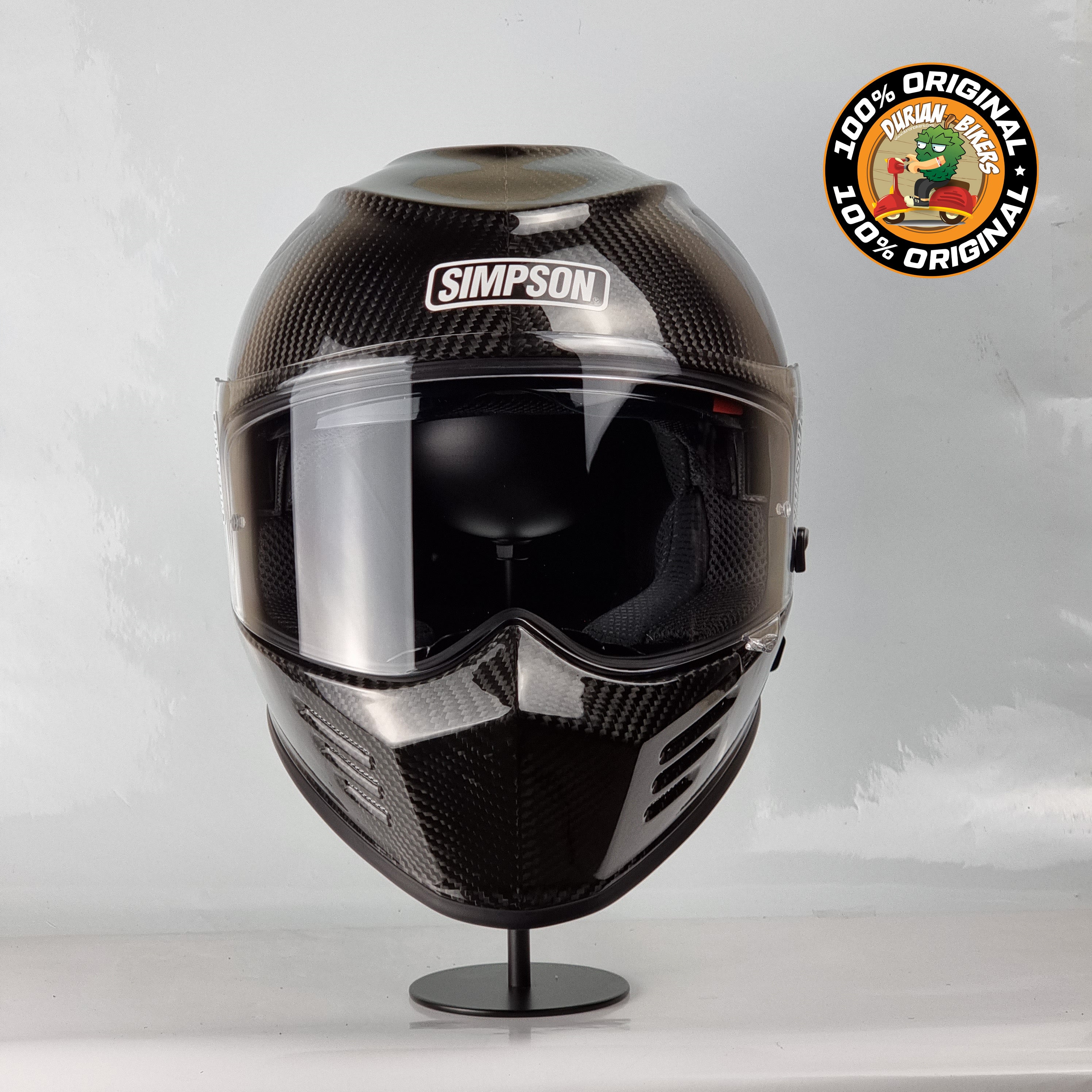 Simpson Helmet Venom Bandit (Carbon) – Durian Bikers
