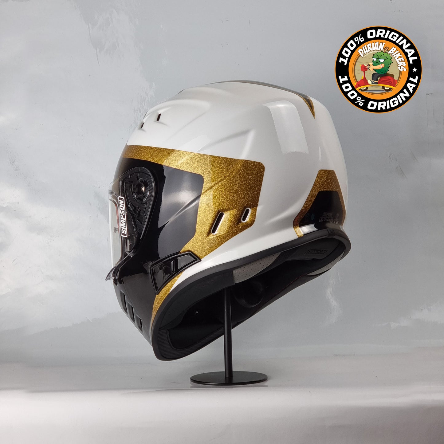 Simpson Helmet Venom Bandit (Tanto Gold)