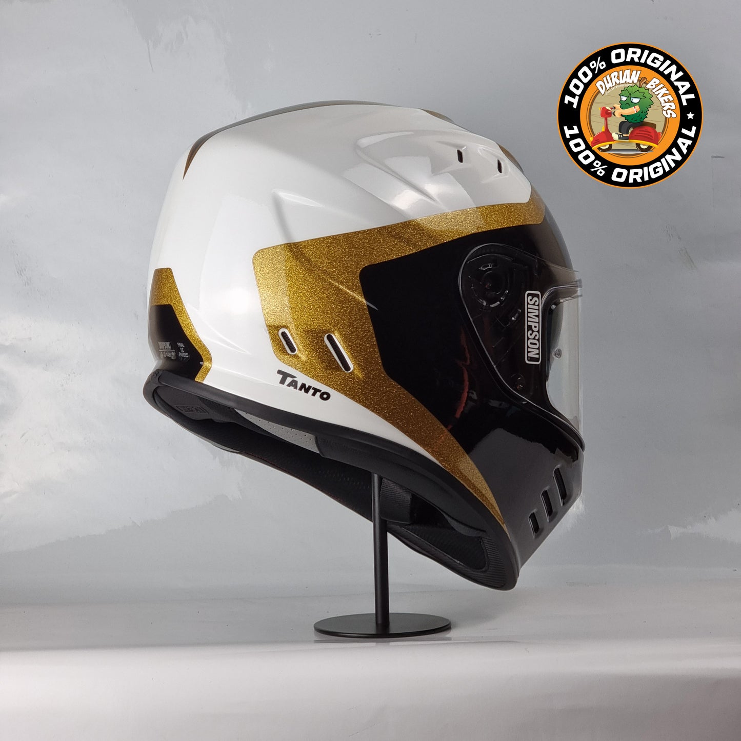 Simpson Helmet Venom Bandit (Tanto Gold)