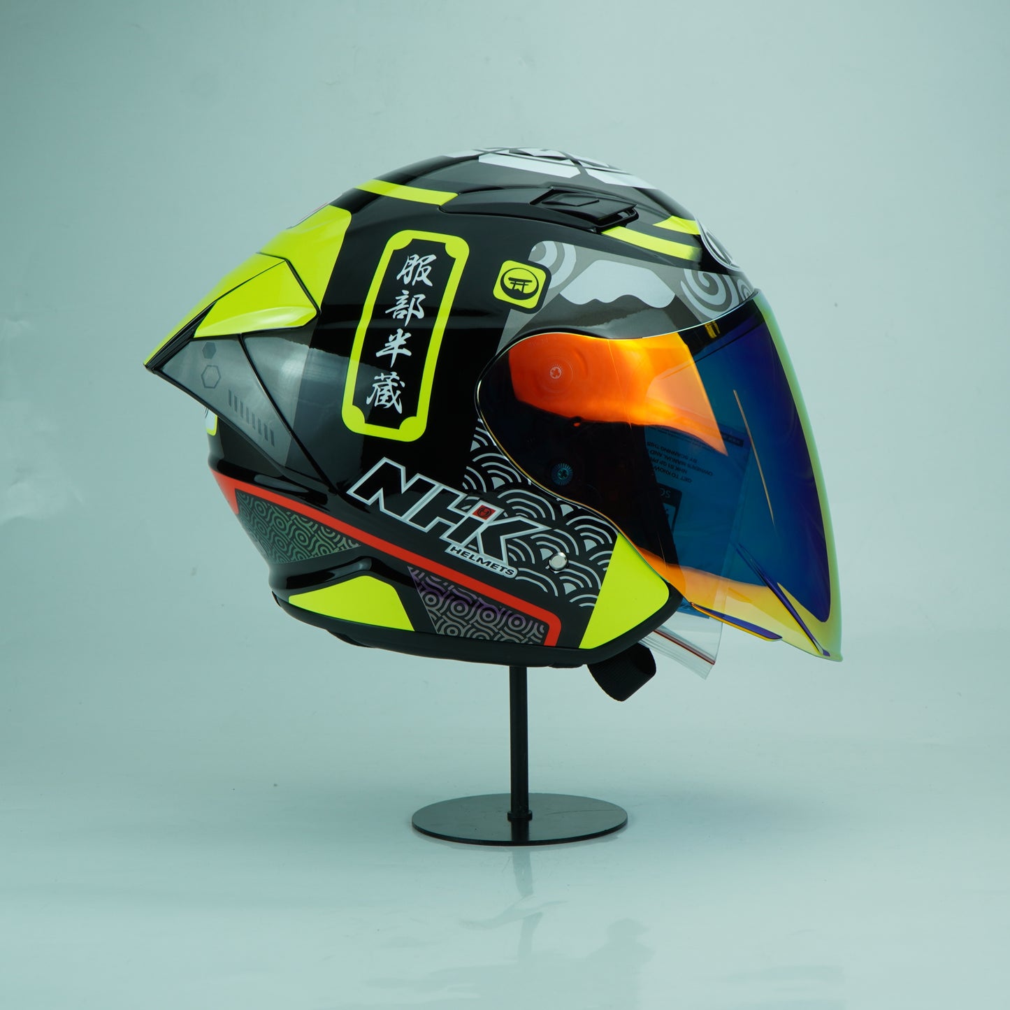 NHK Helmet S1GP S Bushido (Black/Yellow Glossy)