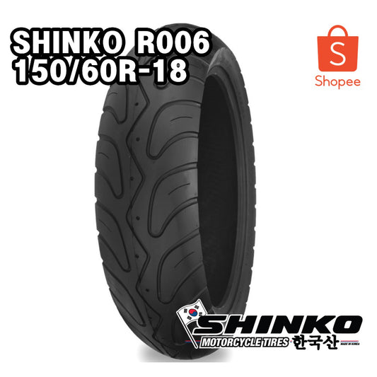 Shinko Tyres R006 Rear TYRES KAWASAKI ZX-25R  (150/60R-18) 150 60 18