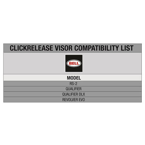 Bell Clickrelease Visor Sparepart (Dark Smoke)