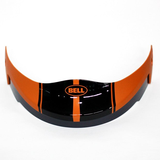 Bell Visor Sparepart for Eliminator Series (Visor Rally Matte/Gloss Black/Orange)