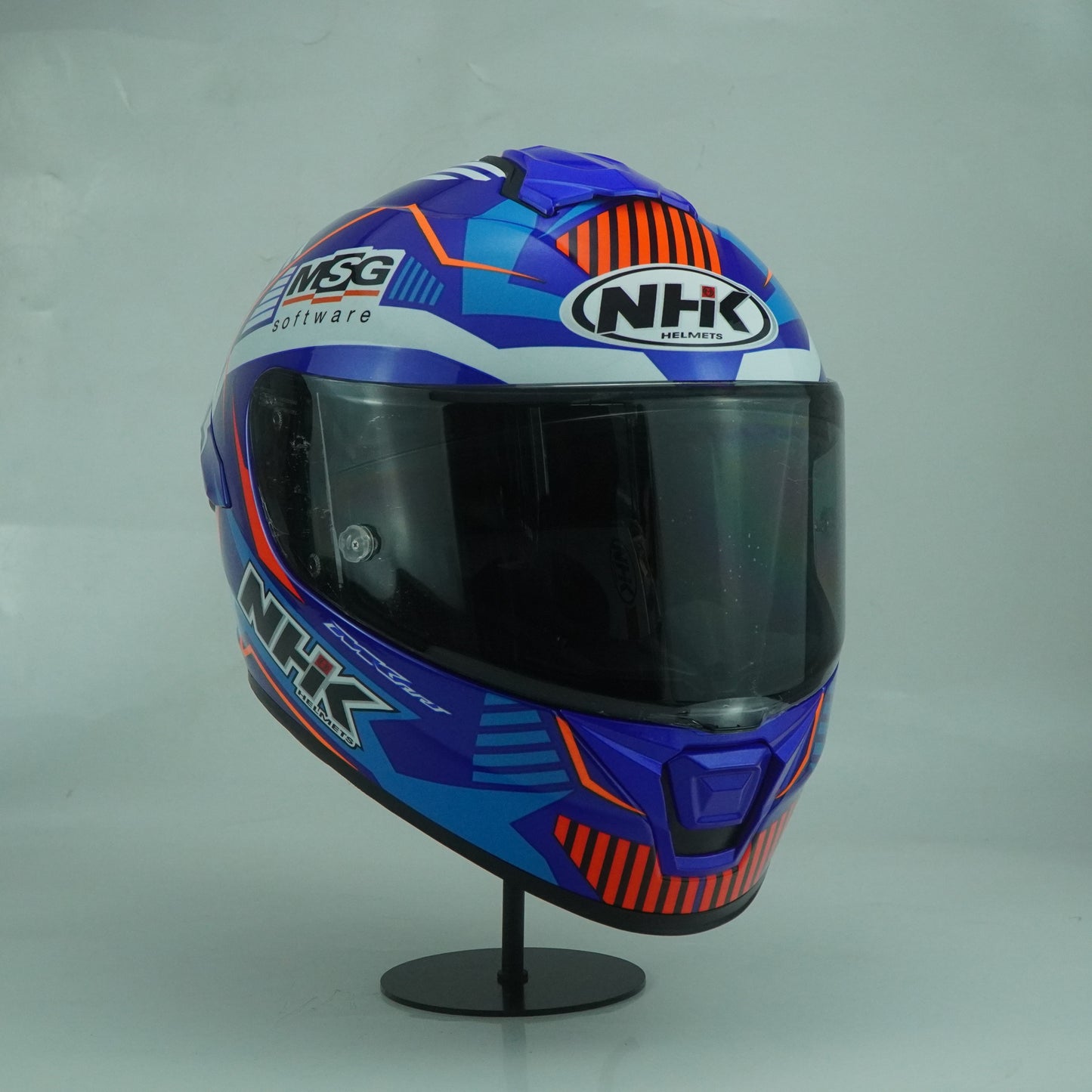 NHK Helmet K5R SV Bobend #5 (Blue Bo Glossy)