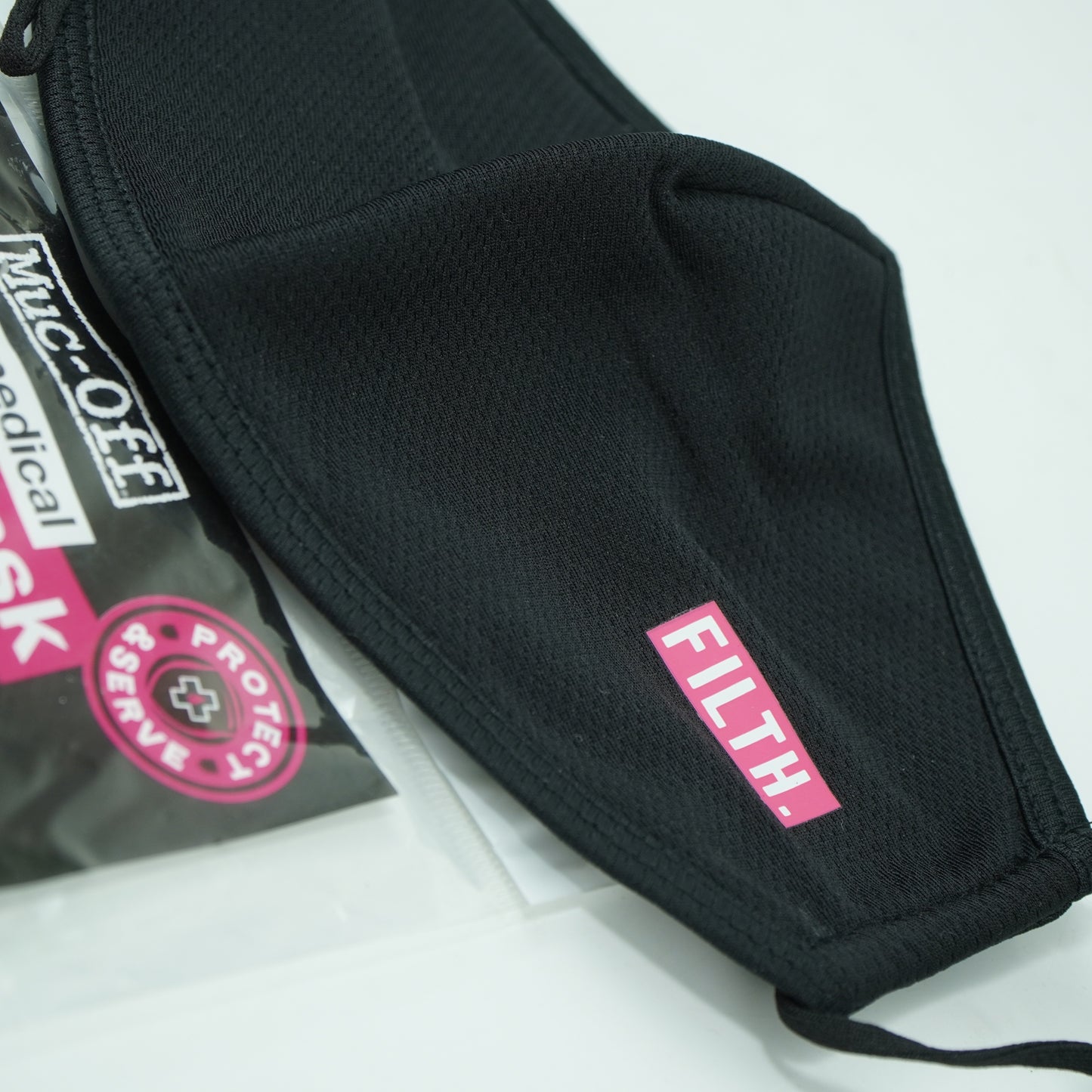 Muc Off Reusable Face Mask Black (Filth) (Large)