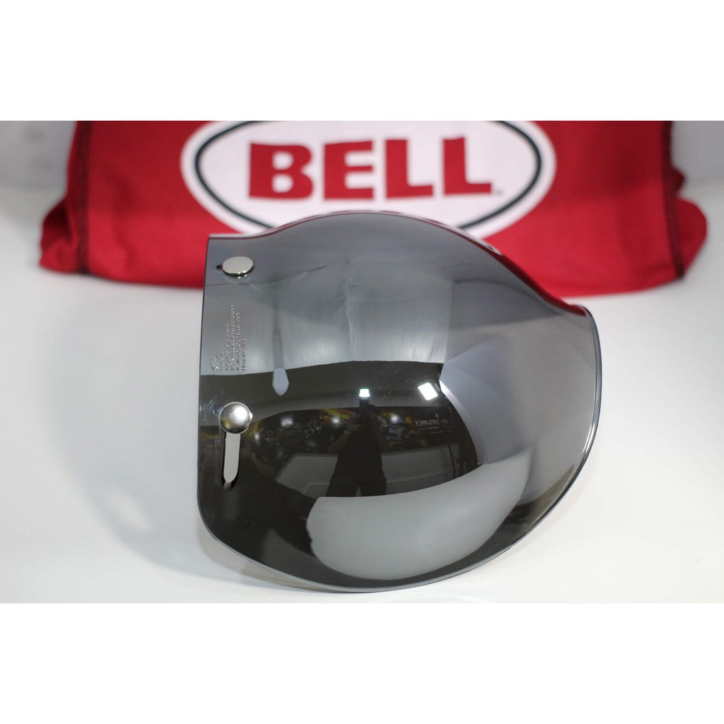 Bell Visor Sparepart for Custom 500 PS-3 Snap (Bubble Shield Silver Iridium)