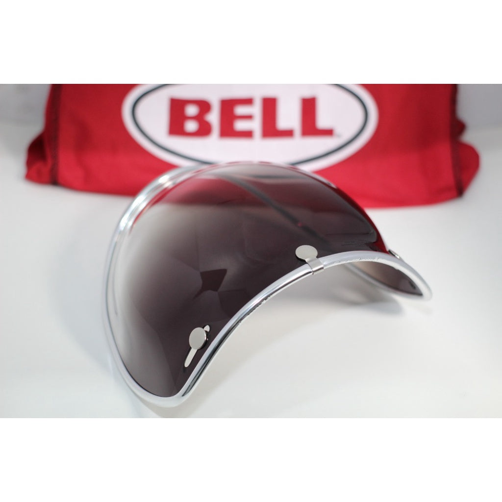Bell Visor Sparepart for Custom 500 PS-3 Snap (Bubble Deluxe Smoke Gradient)