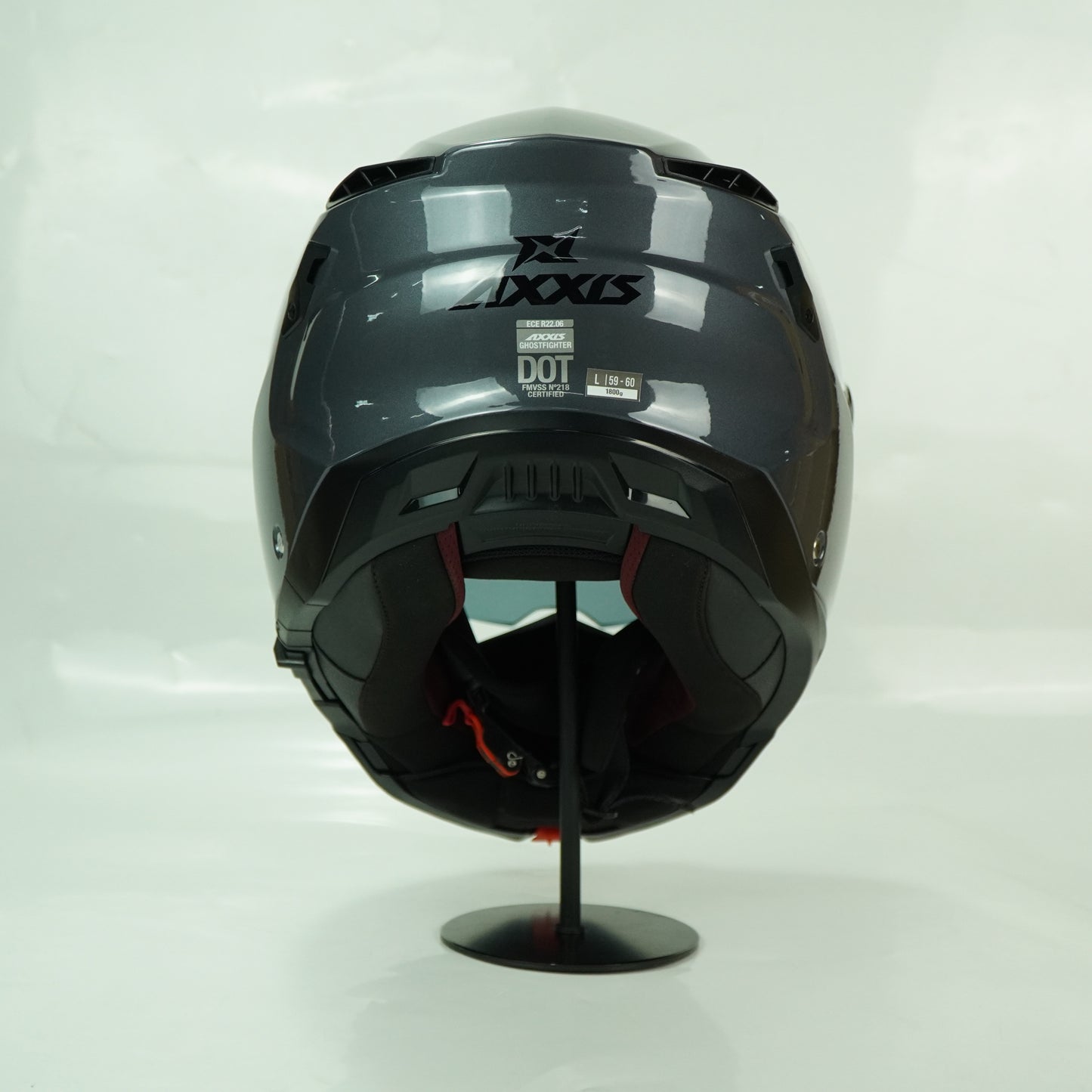 Axxis Helmet Ghost Fighter (Solid A12 Gloss Gray)