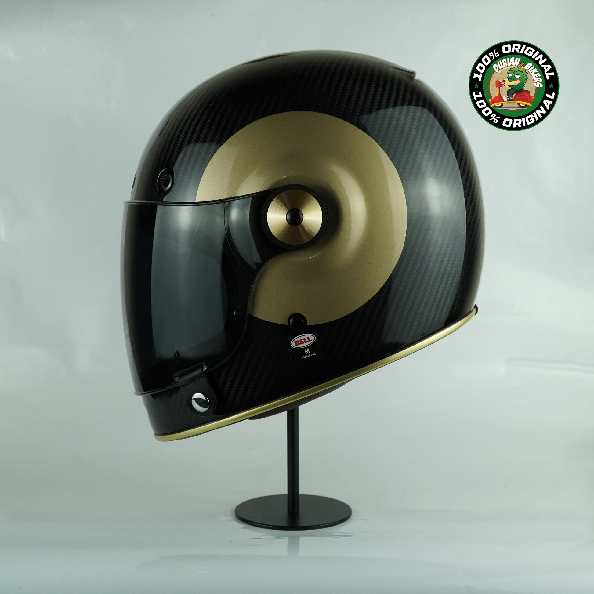 bell bullitt boost helmet Bell Helmet Bullitt Carbon (TT Gloss Black/Gold) – Durian Bikers