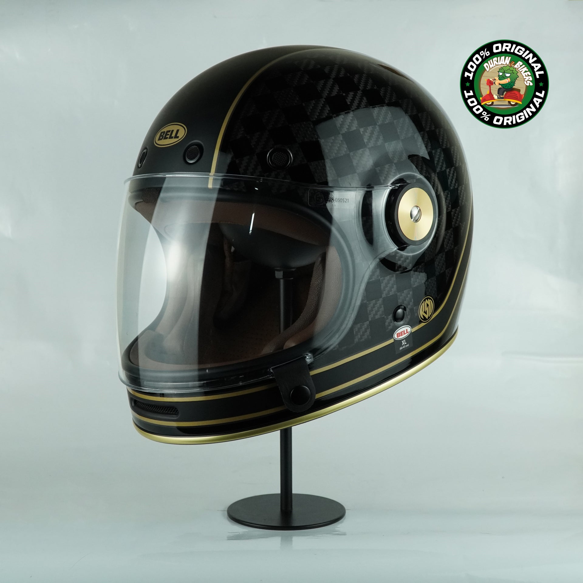 bell bullitt rsd viva helmet Bell Helmet Bullitt Carbon (RSD Check It Matte/Gloss Black) – Durian Bikers