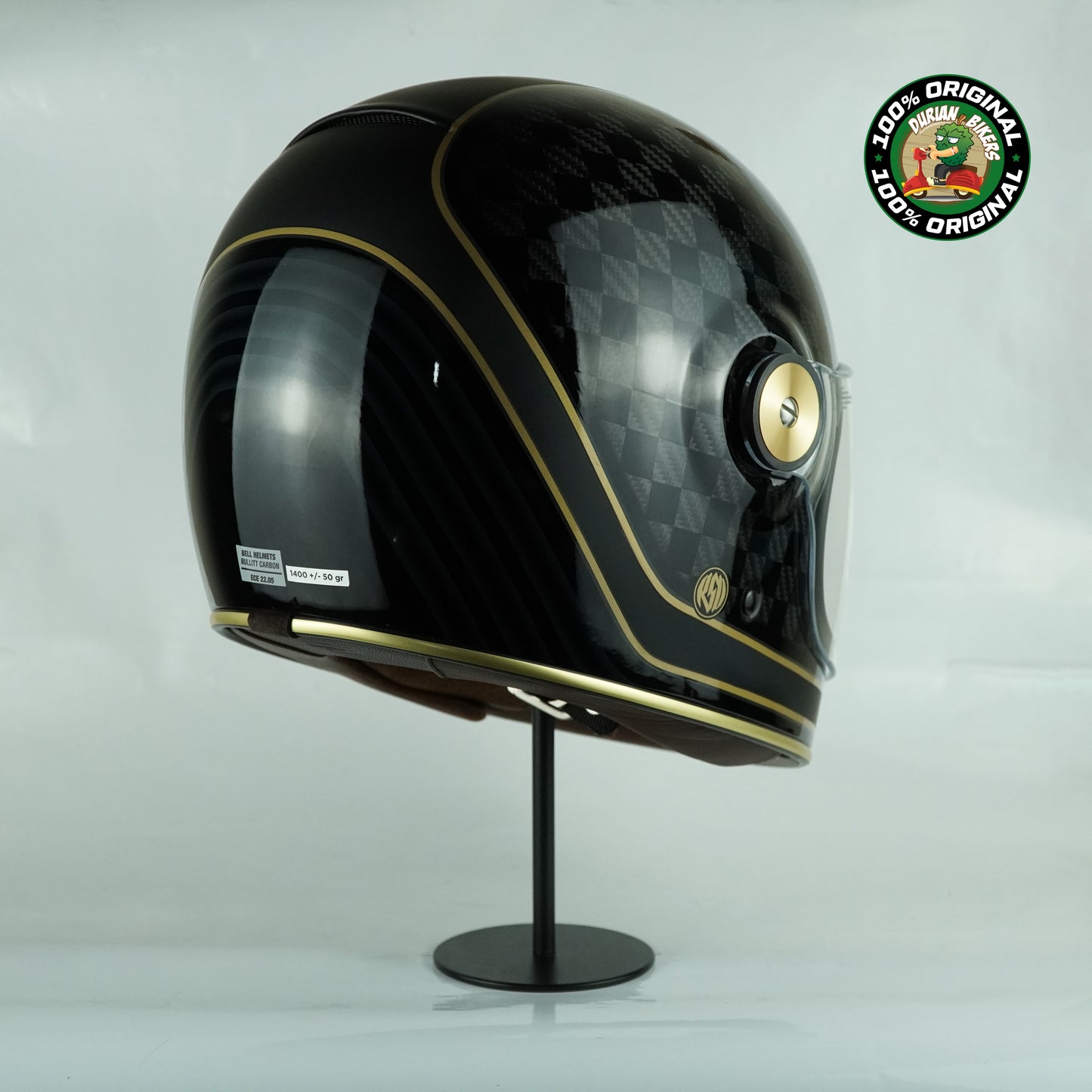 Bell Helmet Bullitt Carbon (RSD Check It Matte/Gloss Black)
