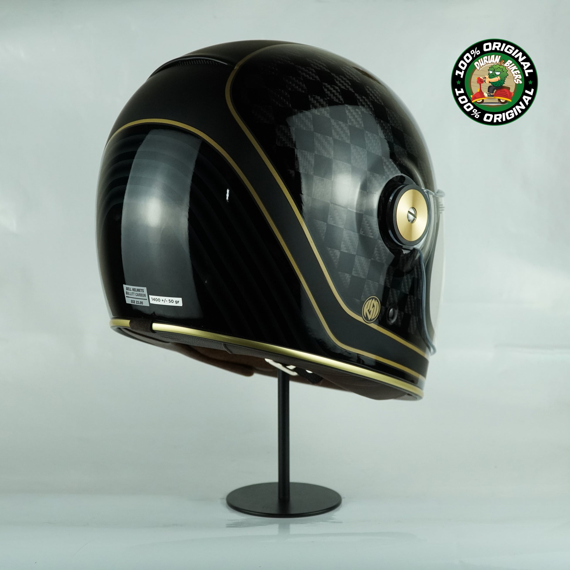 bell bullitt helmet carbon rsd bagger Bell Helmet Bullitt Carbon (RSD Check It Matte/Gloss Black) – Durian Bikers