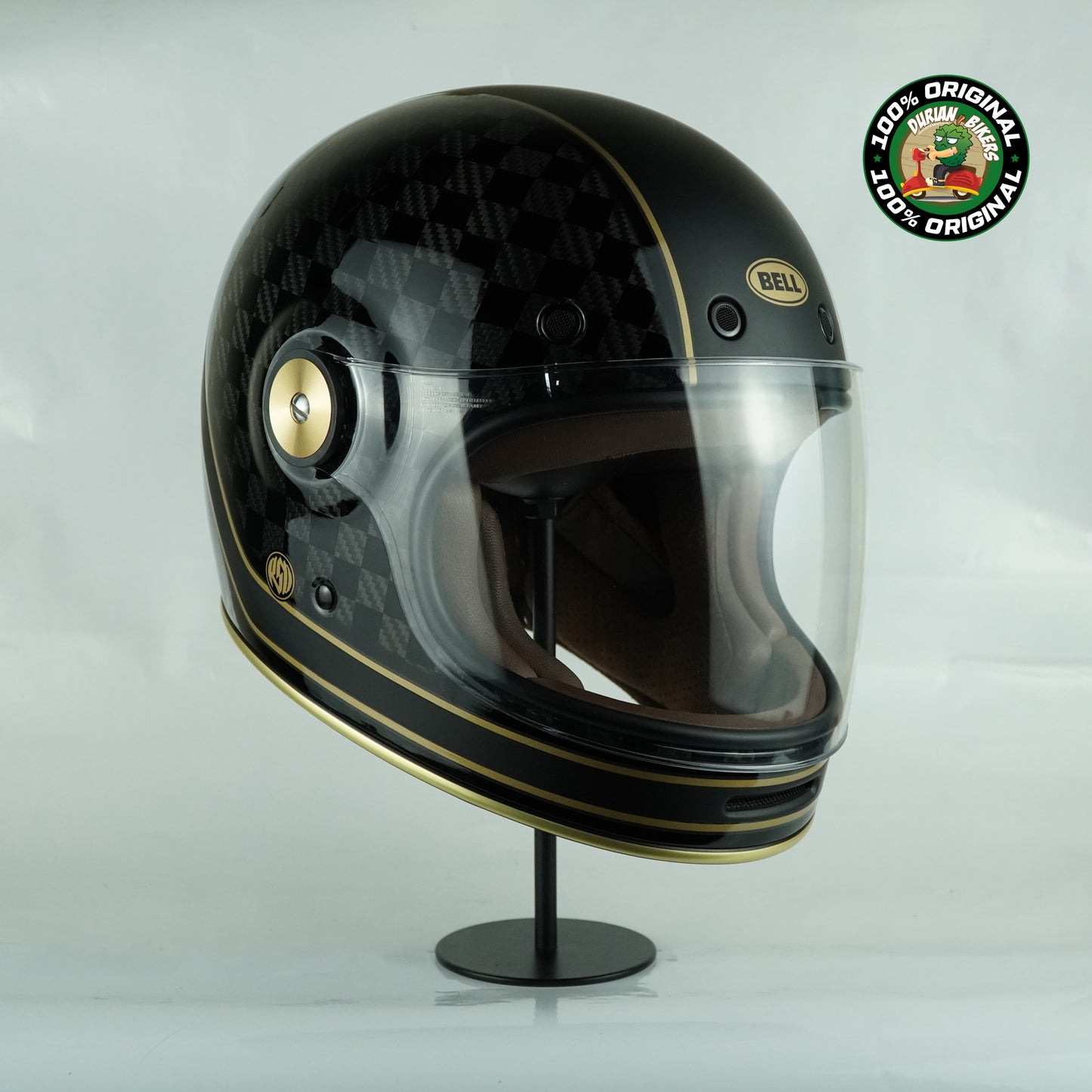 Bell Helmet Bullitt Carbon (RSD Check It Matte/Gloss Black)