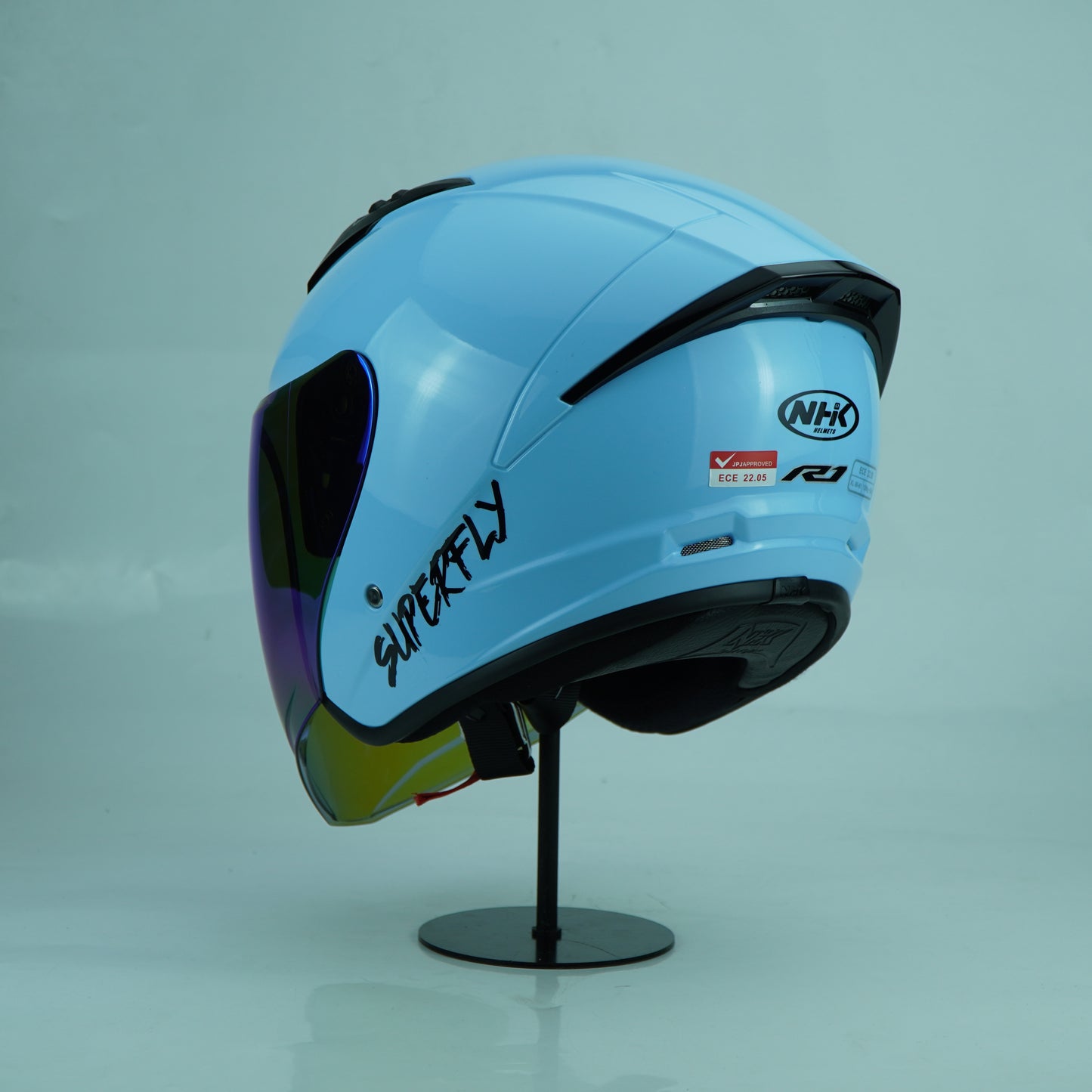 NHK Helmet R1S Solid (T.Blue)